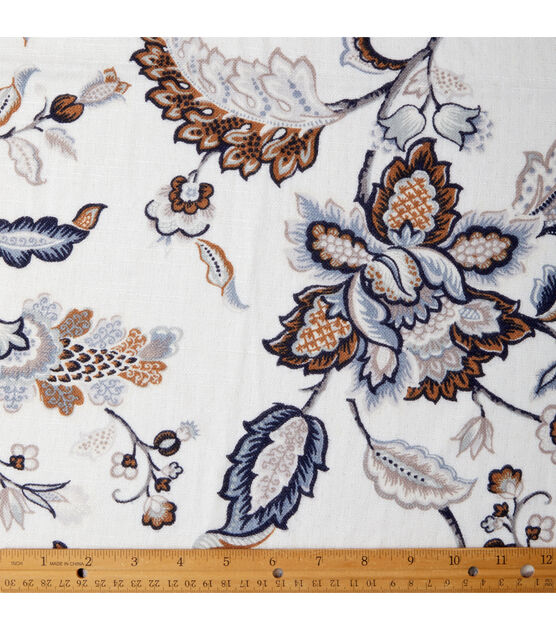 Thomasville Washed Linen Jacquard Fabric, , hi-res, image 2