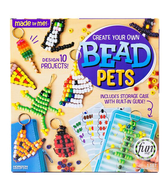 Craft Kits, Woodland Bead Animals Craft, DIY Kit, DIY Crafts, Gifts for  Kids, Craft Kits for Kids, Pony Bead Sets, Kids Toys 