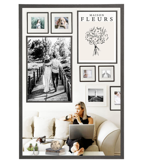 20" x 30" Black Thin Molding Poster Frame by Place & Time | JOANN