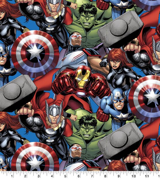 Marvel Avengers Cotton Fabric