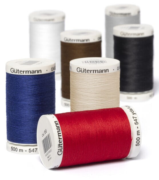 Gutermann 547yd Polyester 100wt Sew All Thread, , hi-res, image 1