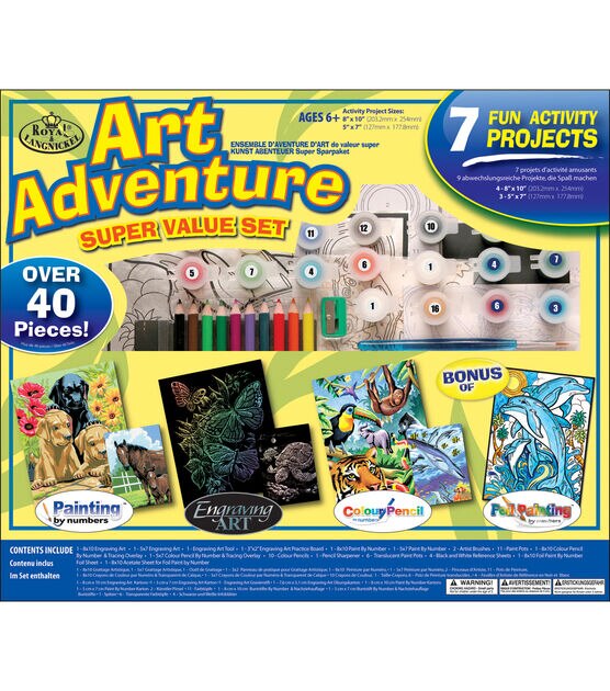 Royal Brush Art Adventure Super Value Pack Kit