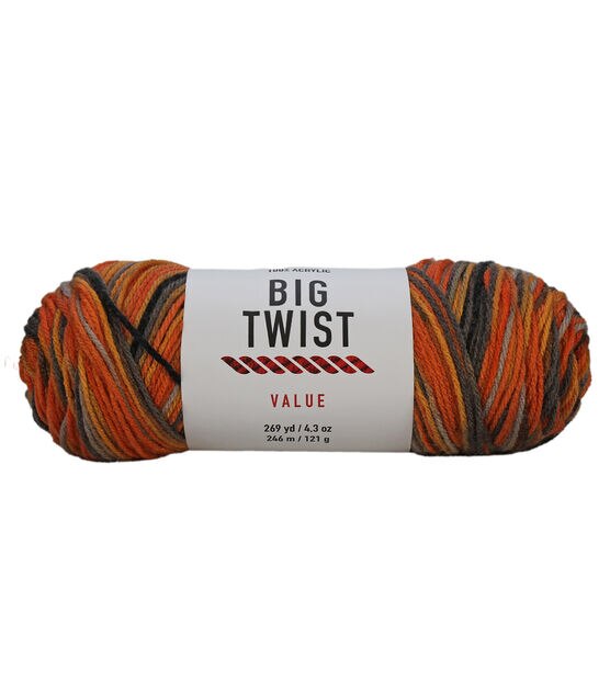 Big Twist Tweed Yarn - DARK GREEN - LOT #638245