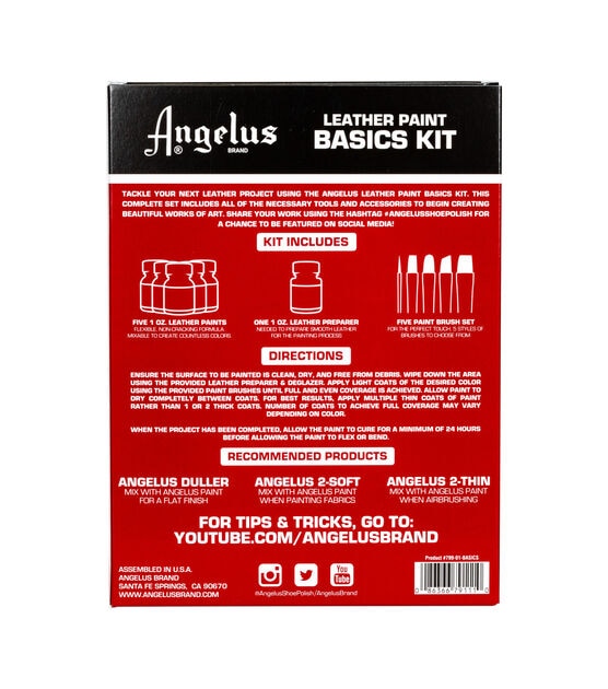 Angelus Best Sellers Paint & Brushes Kit, , hi-res, image 4