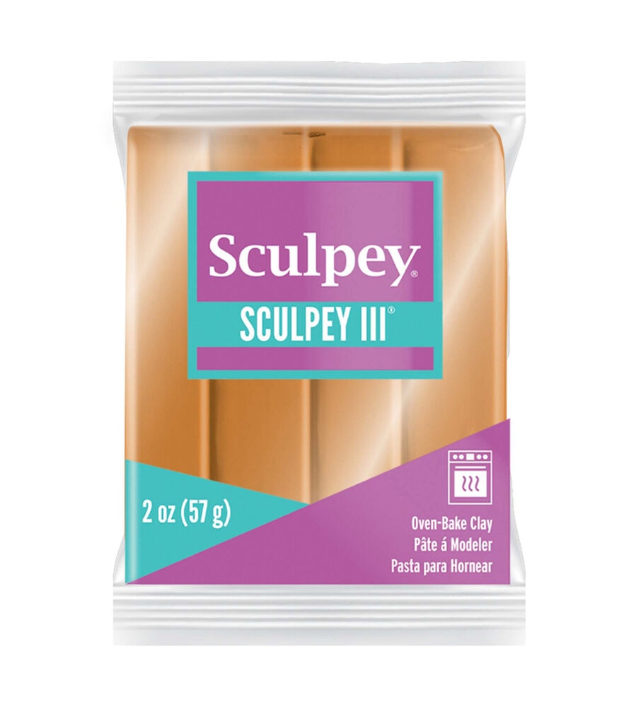 Sculpey 2oz Oven Bake Polymer Clay, Gold, swatch