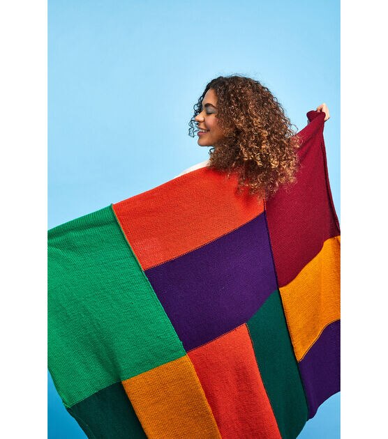 Sirdar 50" Patchwork Blanket Knit Kit, , hi-res, image 3