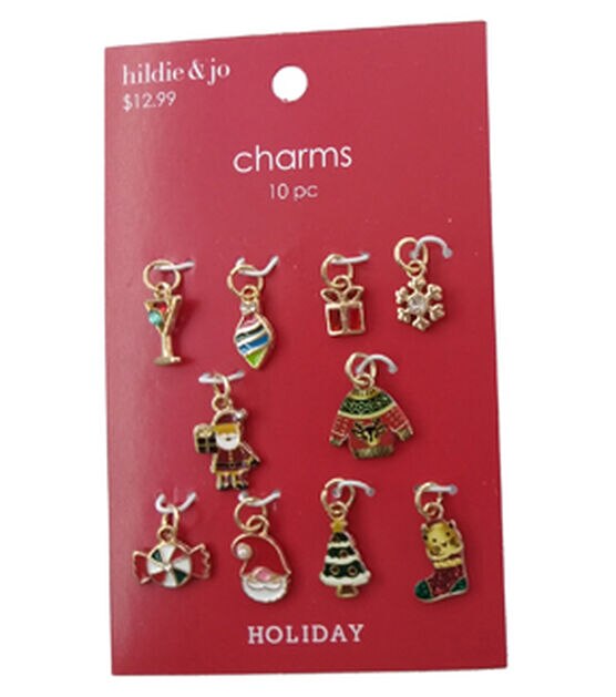 10ct Christmas Icon Charms by hildie & jo | JOANN