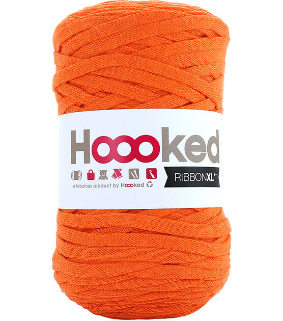 Hoooked Recycled RibbonXL 131yds Cotton Yarn, , hi-res, image 1
