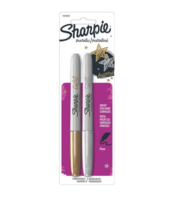 Sharpie Metallic Bronze Fine-Point Permanent Markers (Pack of 12)
