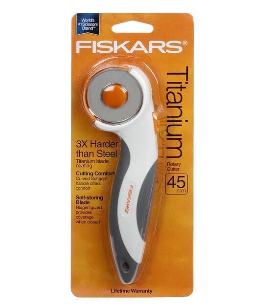 Fiskars Titanium Comfort Stick Rotary Cutter 45mm