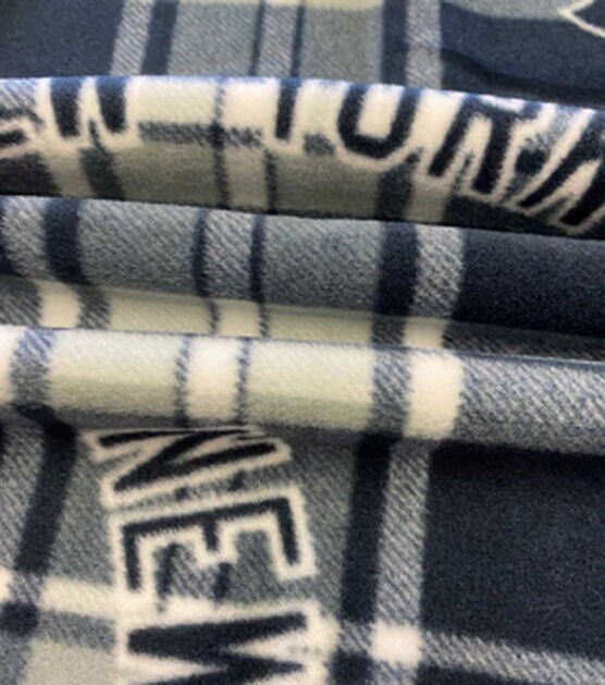 Fabric Traditions New York Yankees Fleece Fabric Plaid, , hi-res, image 3