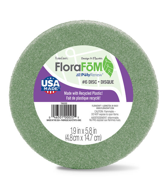 FloraCraft 6" Green FloraFoM Disc