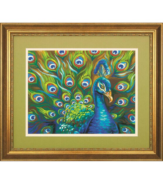 Dimensions 14" x 11" Wild Feathers Paint By Number Kit