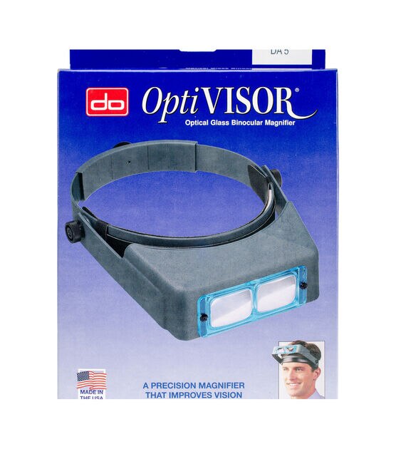 Donegan Optical OptiVISOR Binocular Magnifier Lensplate #5 Magnifies 2.5