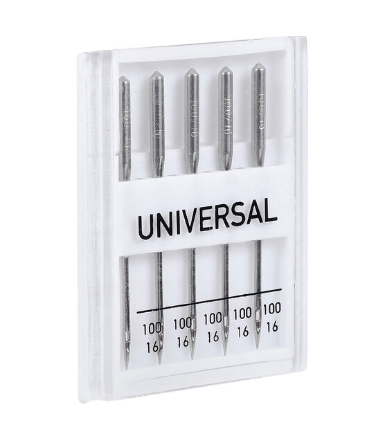 100/16 Universal Sewing Machine Needles 5pk by Top Notch, , hi-res, image 3