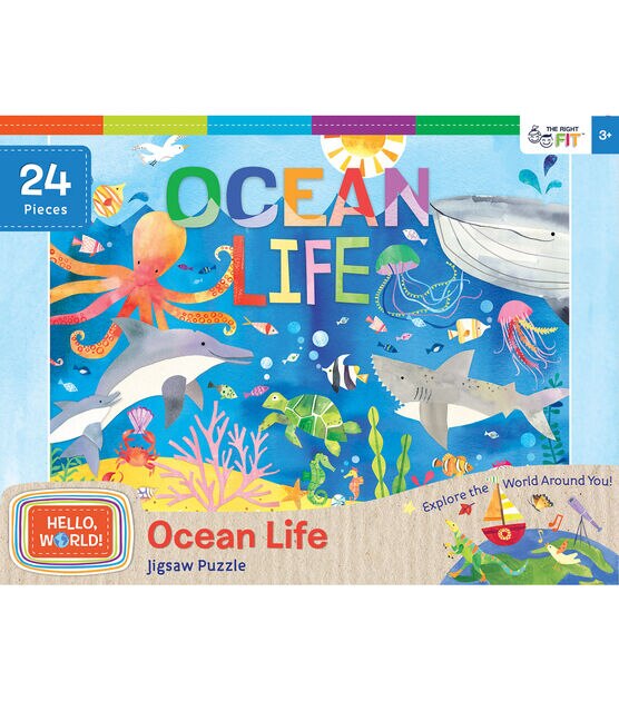MasterPieces 19" x 14" Ocean Life Jigsaw Puzzle 24pc