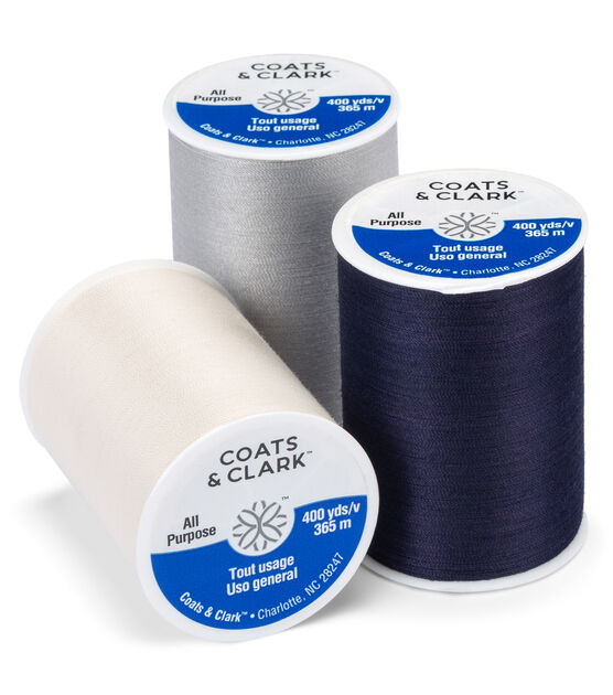 Coats & Clark 400yd 35wt All Purpose Thread, , hi-res, image 1