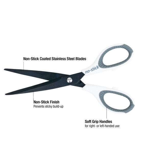 SINGER 7" Stainless Steel Non-Stick Craft Scissors, , hi-res, image 4
