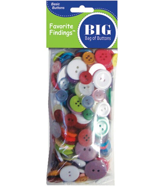 Favorite Findings Multicolor Big Bag of Buttons