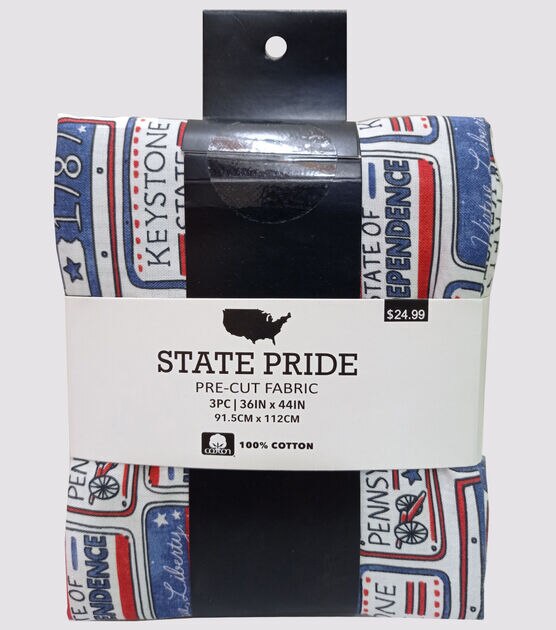 Pennsylvania State Pride Cotton Fabric Quarter Bundle