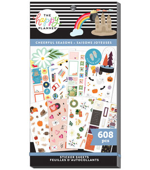 Happy Planner 533pc Joyful Expression Stickers - 2024 Teacher & Student Planner Stickers - Paper Crafts & Scrapbooking