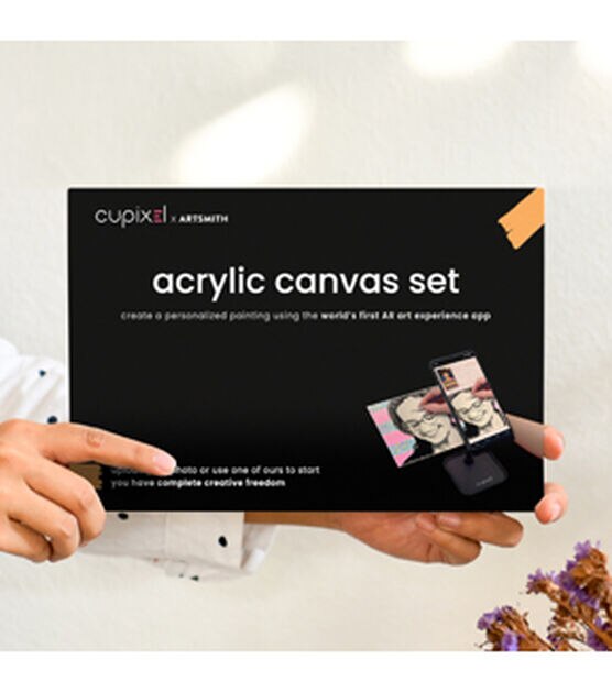 Cupixel Acrylic Paint Canvas 25 Pc Set, , hi-res, image 2