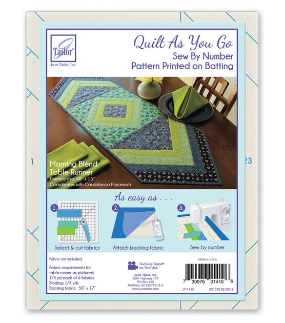 June Tailor - Quilt As You Go, Lunchbox - 730976016599