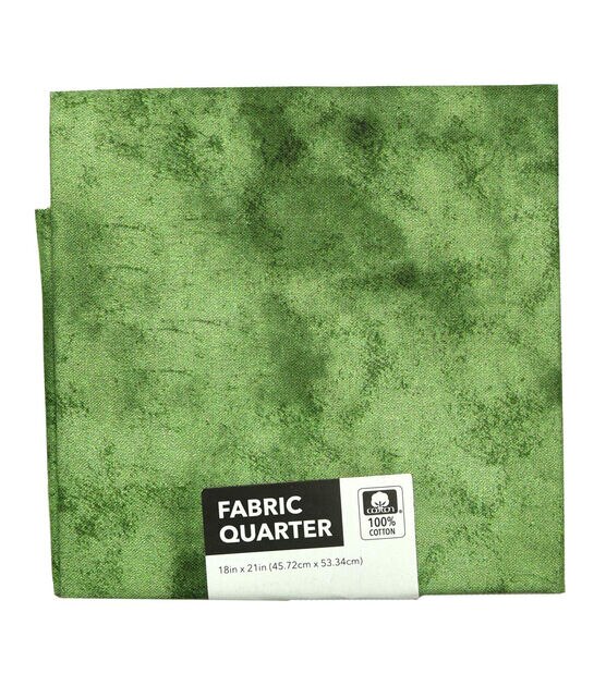 18" x 21" Green Blender Cotton Fabric Quarter 1pc by Keepsake Calico