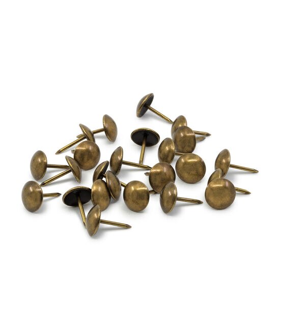 Dritz Jean Buttons, 6 pc, Antique brass, JOANN