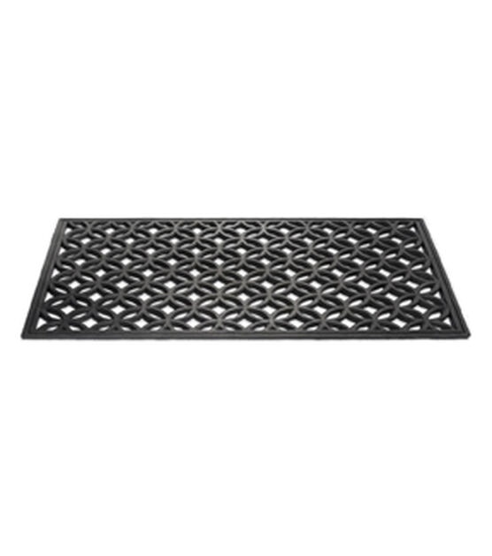 Design Imports Lattice Rubber Doormat 18" x 30", , hi-res, image 2