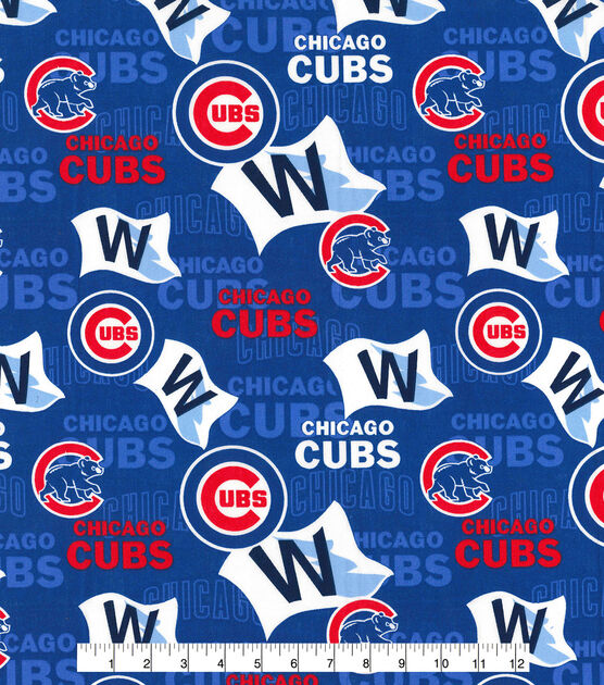 Fabric Traditions Chicago Cubs Cotton Fabric Blue, , hi-res, image 2