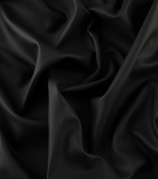 Yaya Han Cosplay Black Optical Faux Leather Fabric, , hi-res, image 2