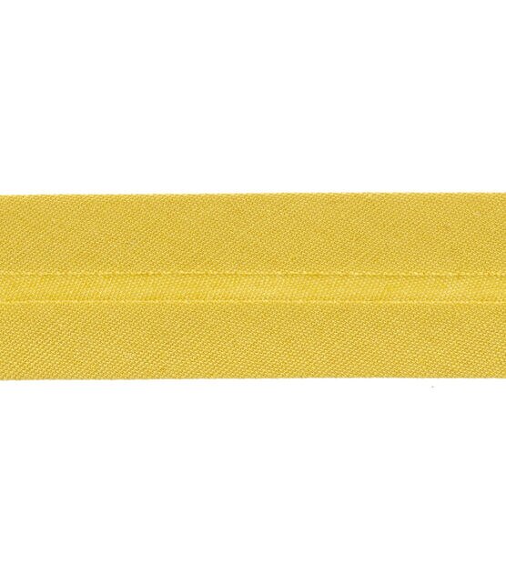 Double Fold Bias Tape 1/2 Inch Wide X 50 Yards - (Choose Color) - MJ's  Crafts & More (Yellow)