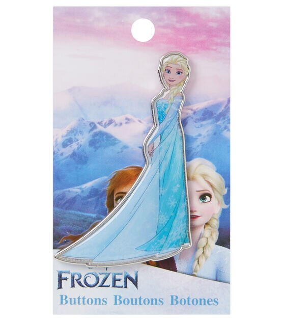 Blumenthal Lansing 2 3/16" Multicolor Frozen Elsa Shank Button