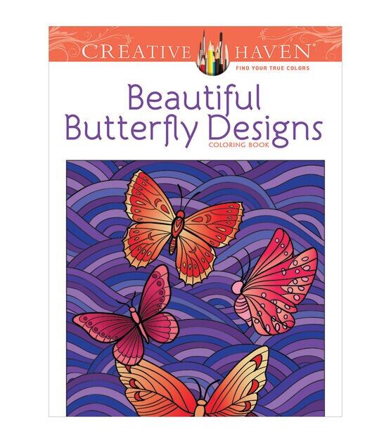 Dover Creative Haven Beautiful Butterfly Coloring Book