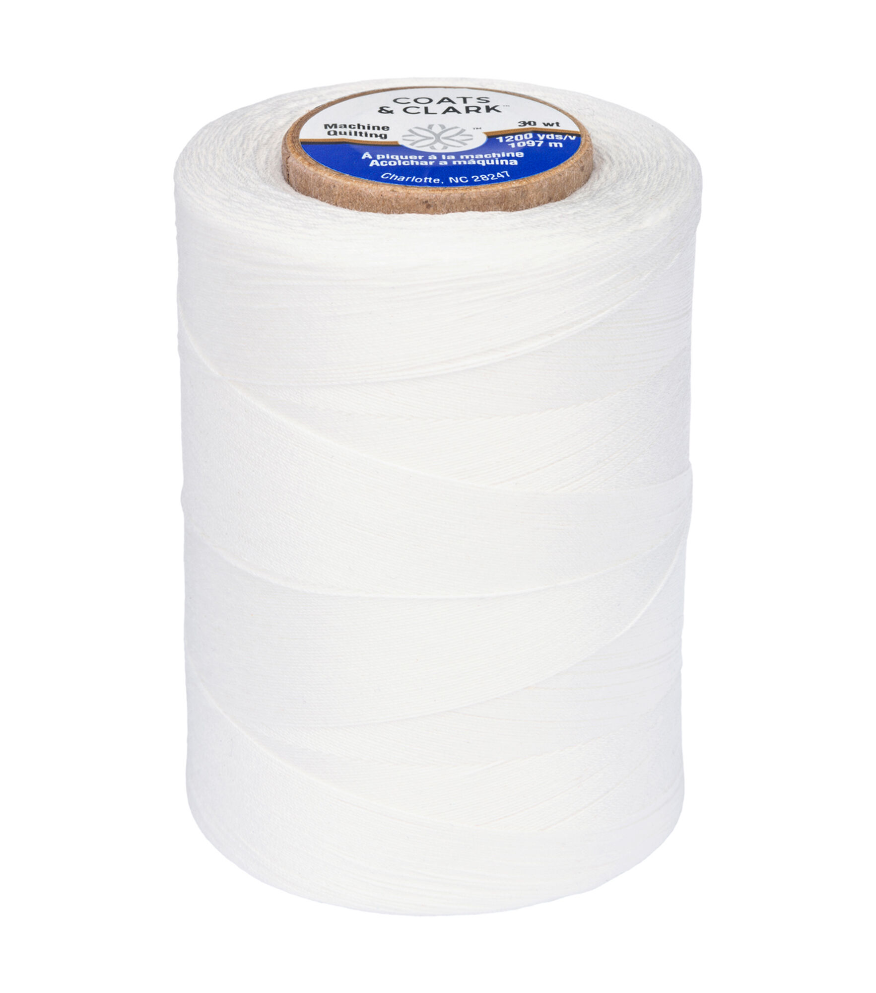 Coats & Clark Machine Quilt Cotton Thread, 0470 Winter White, hi-res