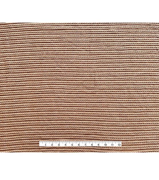 Brown Sweater Rib Knit Fabric, , hi-res, image 5