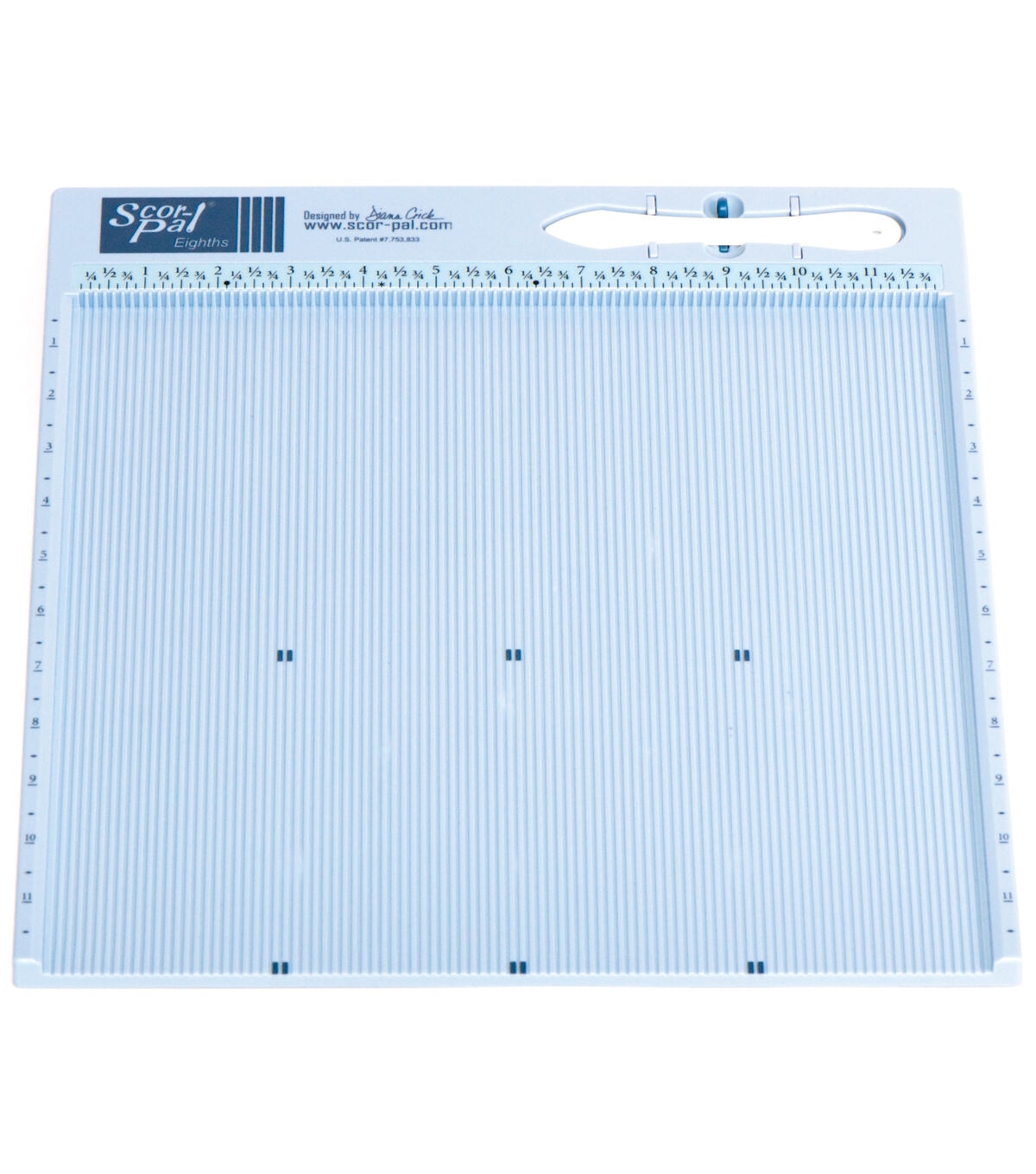 Scor-Pal Eights Measuring & Scoring Board 12X12- Space Grooves