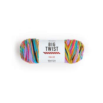 Big Twist Value Yarn Acrylic Weight #4 6oz/170g 380yds/347m Orange