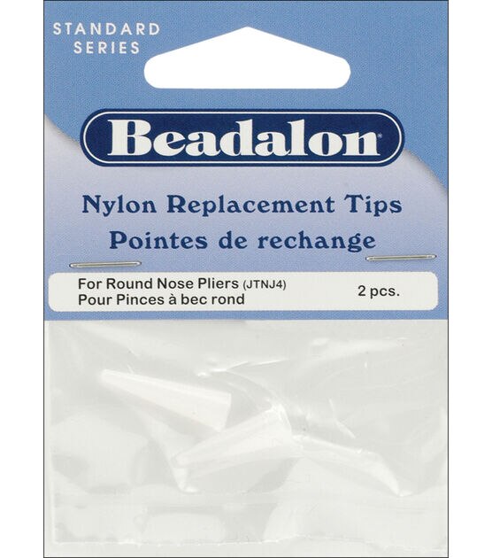 Nylon Round Nose Pliers Replacement Tips 2 Pkg .75