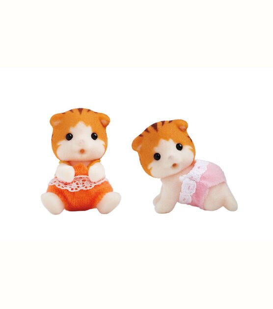 Calico Critters 1.75'' Maple Cat Twins