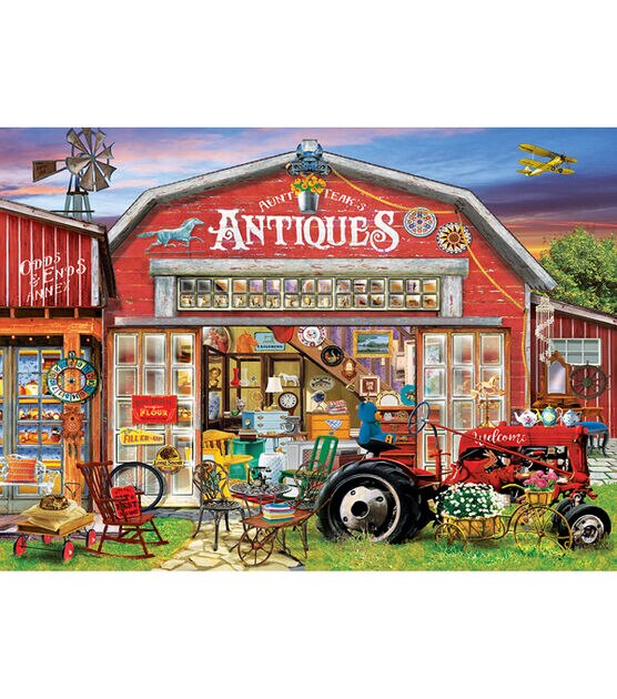 MasterPieces 19" x 27" Antiques for Sale Jigsaw Puzzle 1000pc, , hi-res, image 2