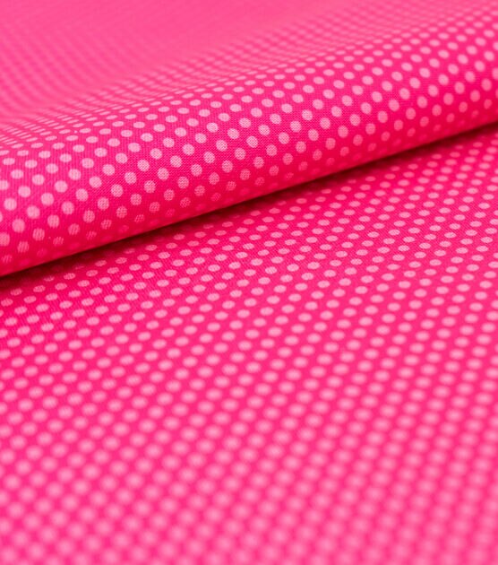 Singer Pink Dots Rockin Roses Quilt Cotton Fabric, , hi-res, image 2