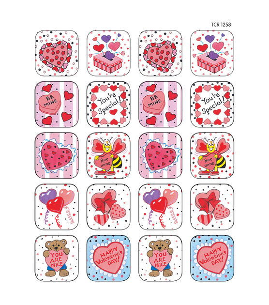 Teacher Created Resources 1440pc Valentine's Day Stickers, , hi-res, image 2