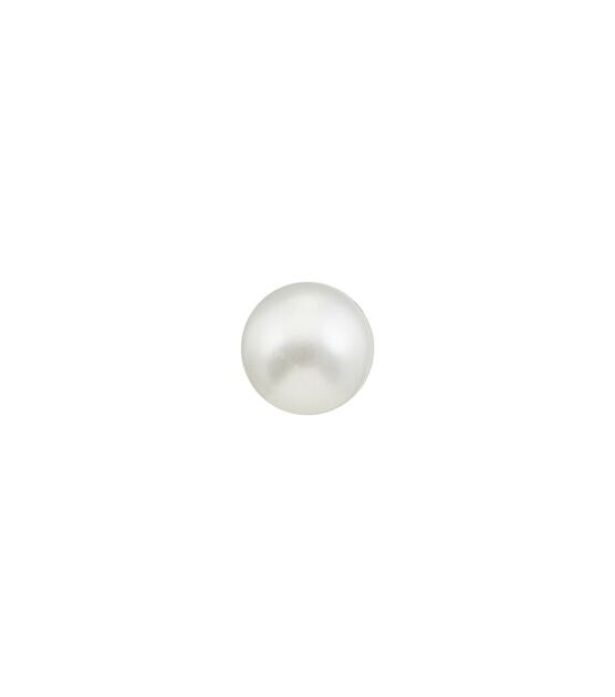 La Mode 1/4" White Pearl Buttons 5pk, , hi-res, image 2