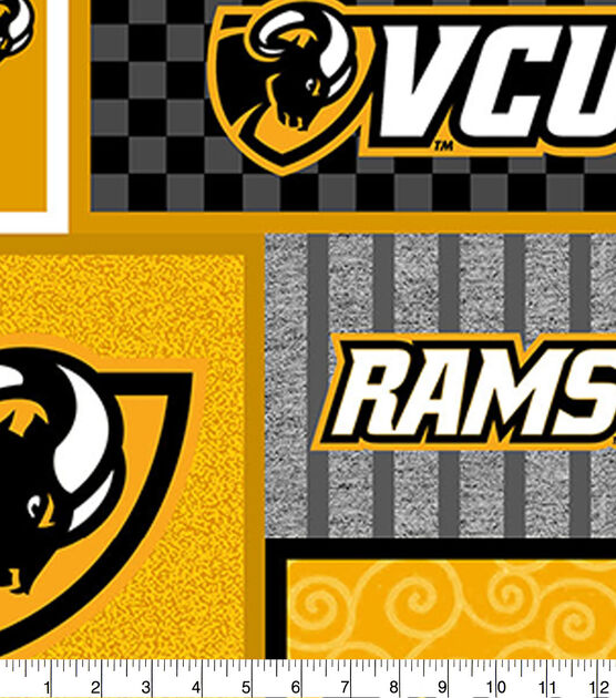 VCU Rams Fleece Fabric College Patch