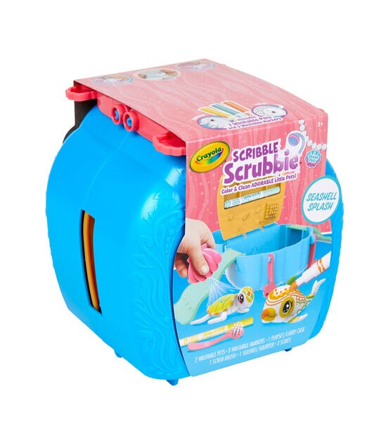 Crayola 7ct Scribble Scrubbie Pets Arctic Igloo Play Set