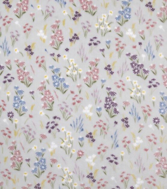 Floral Sew Lush Fleece Fabric