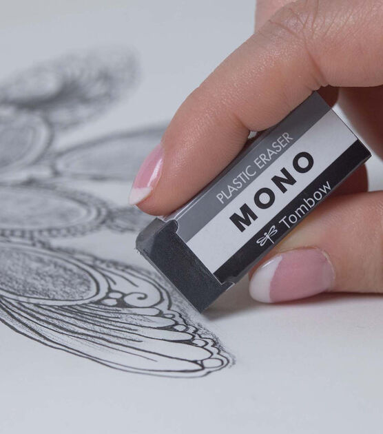 Tombow 5pk Mono Black Plastic Erasers, , hi-res, image 5
