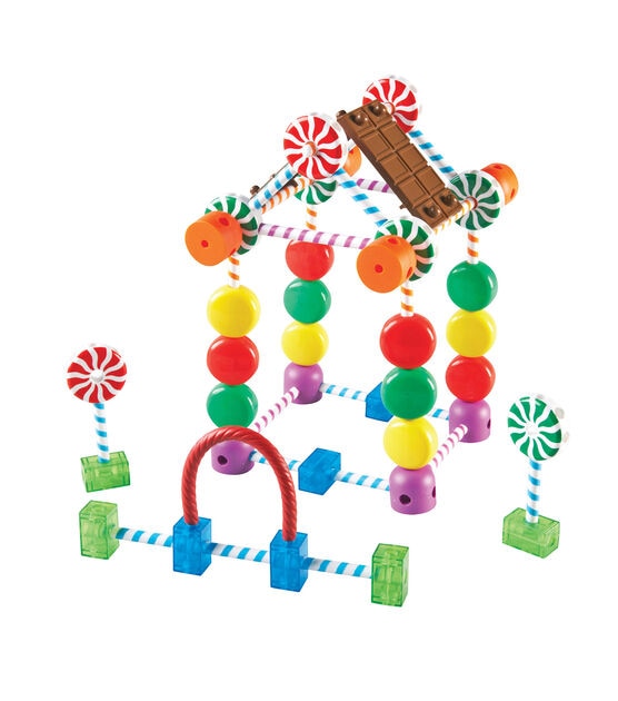 Learning Resources 7" Candy Construction Building Set 92ct